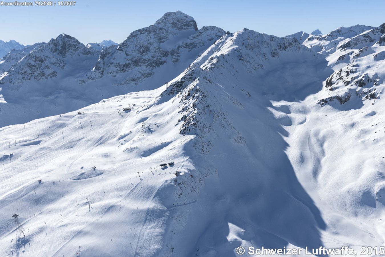 Corviglia und Gipfelstation Piz Nair